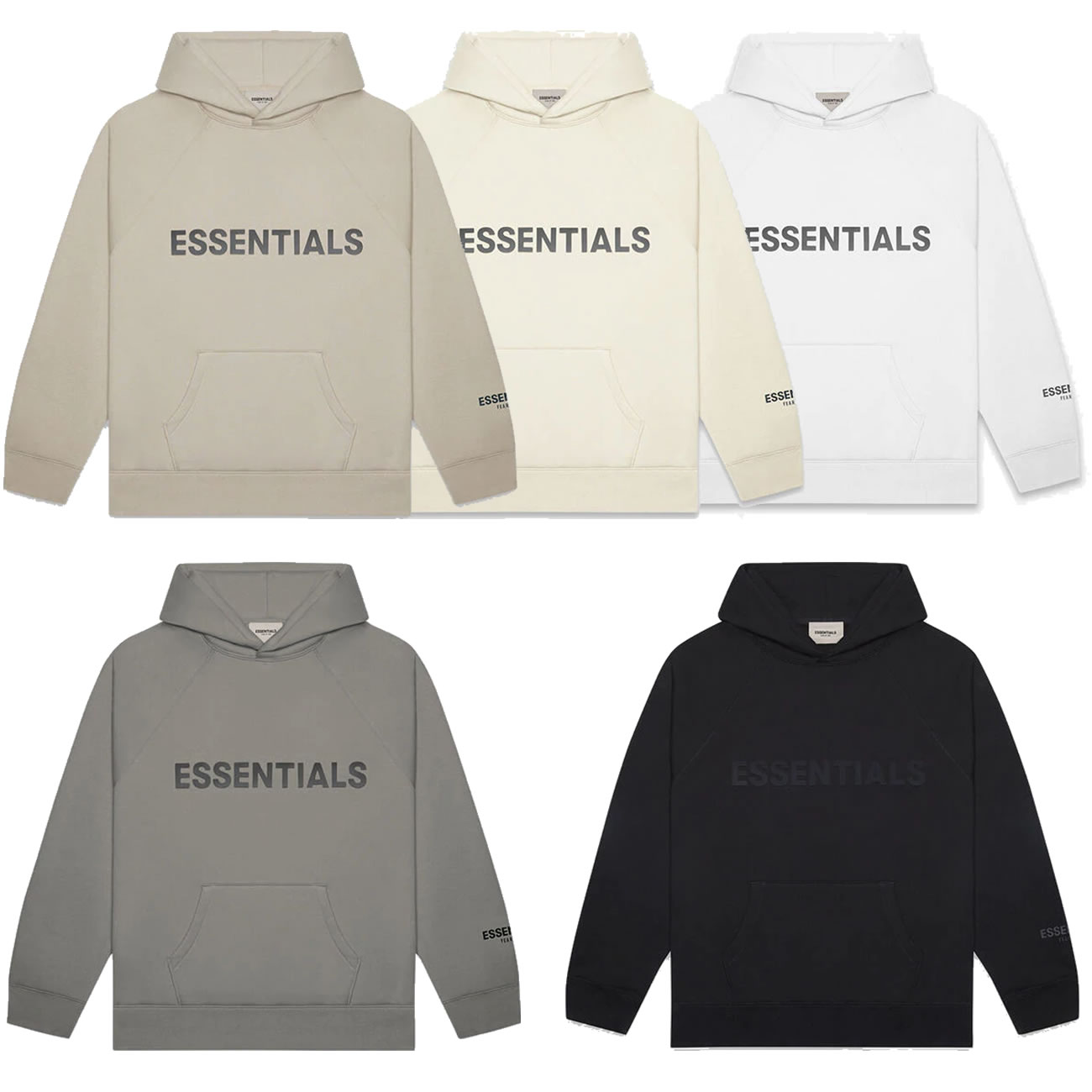 Fear Of God Essentials Pullover Hoodie Applique Logo Ss20 (11) - newkick.app